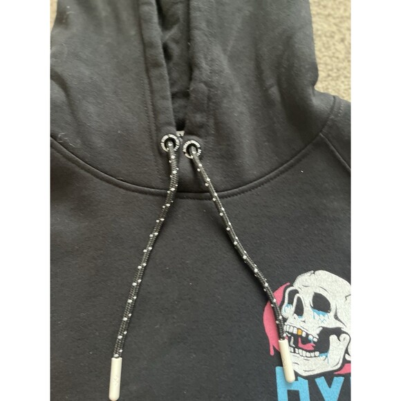 HVIII Brand Goods Hoodie Size XL Momento Mori Black Skull Fitness Pullover - Picture 6 of 7